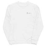 Hoodie Joe White Unisex Eco Sweatshirt